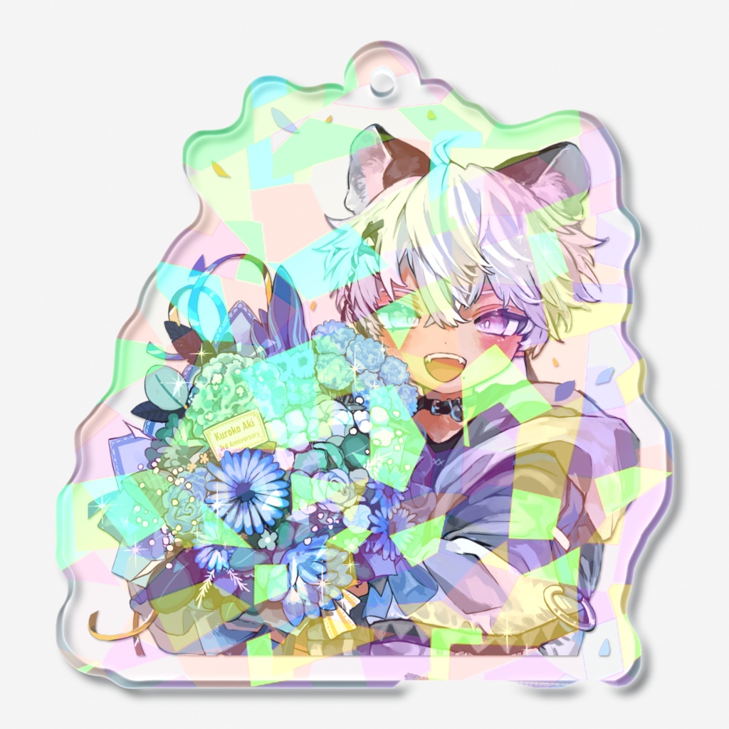 三周年記念イラストアクリルキーホルダー（ホログラム）