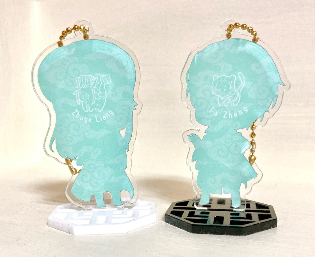 法正(IF衣装)・諸葛亮アクリルスタンドキーホルダー2種セット