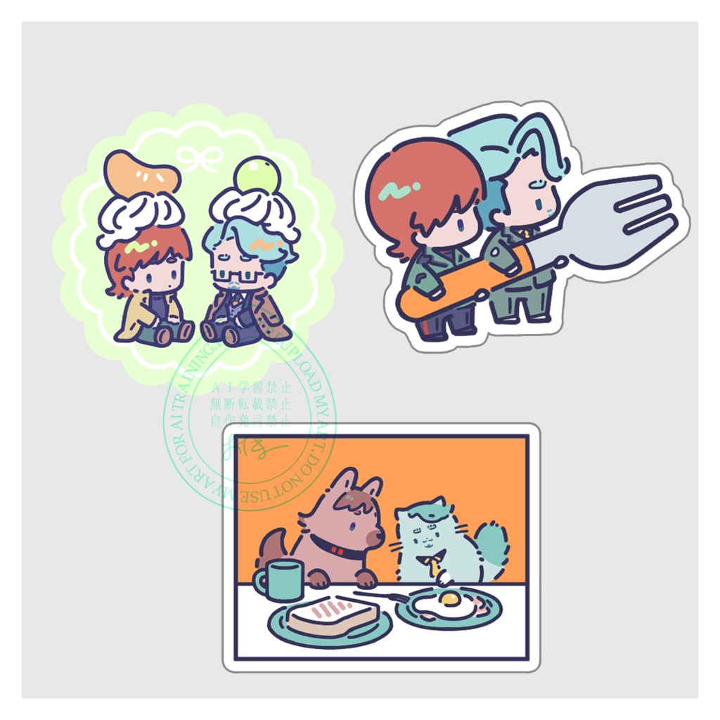 エグシャリ アクリルシールセット