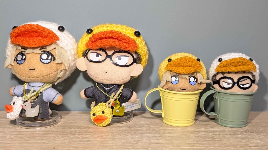 アヒル・ひよこ帽子＆ポシェット