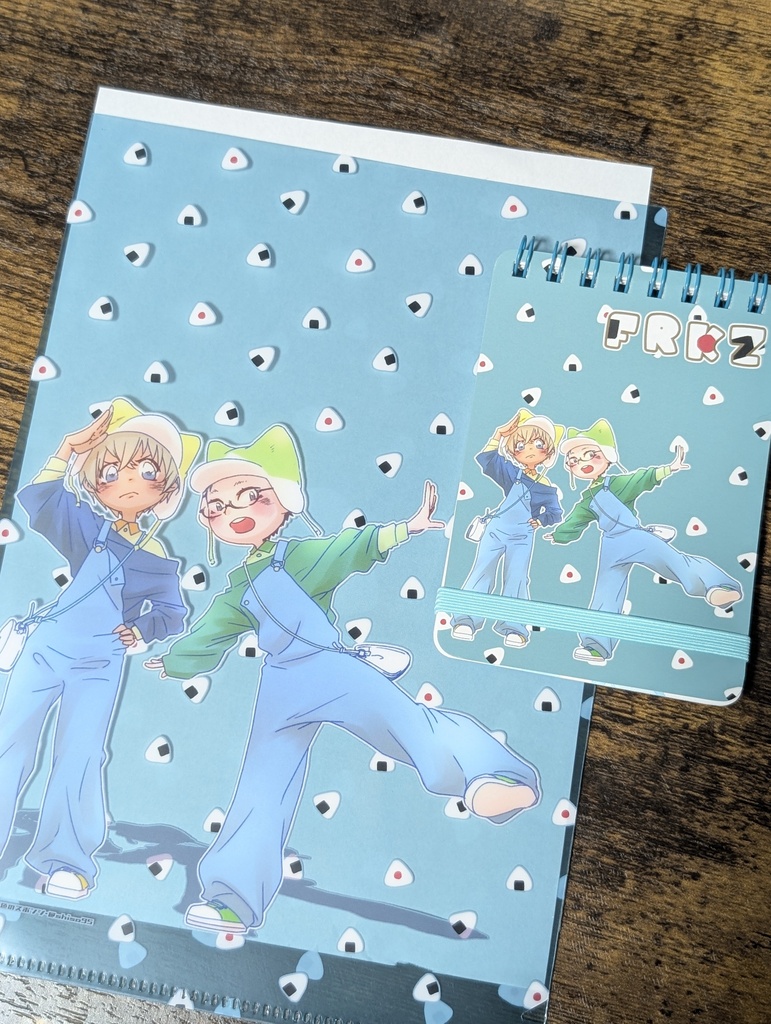 クリアファイル＆リングメモ帳セット