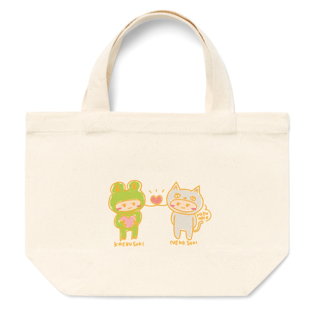 カエルちゃんとネコちゃんバッグ