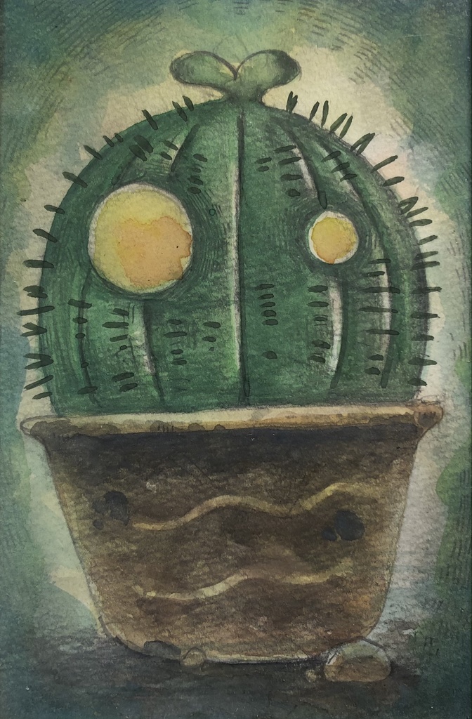 【原画】Cactus ハガキサイズ