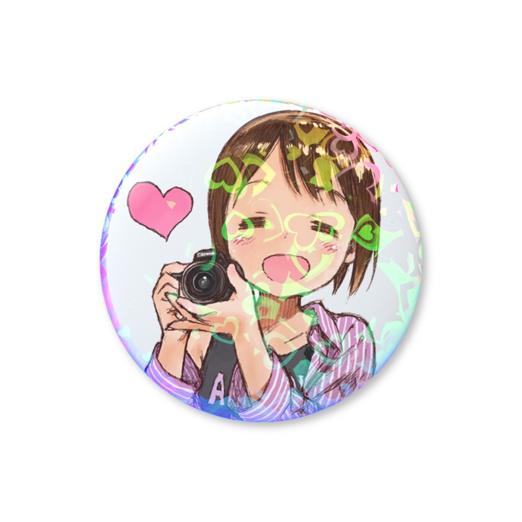伸恵おねえちゃんホログラム缶バッジ