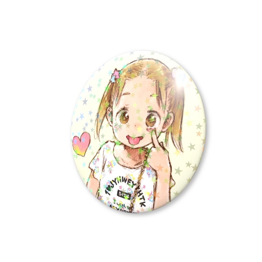 みっちゃんホログラム缶バッジ