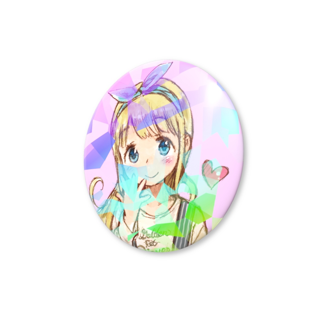 アナちゃんホログラム缶バッジ