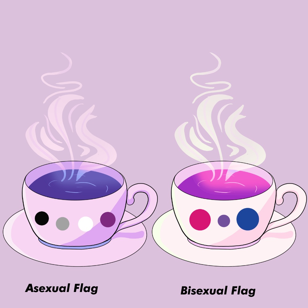 Pride tea cups for Vtubing