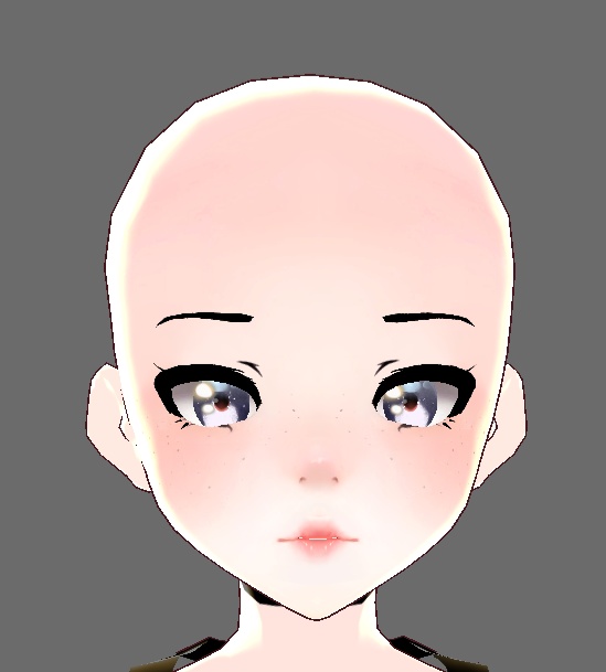 VRoidテクスチャ「MMDスタイルの顔」