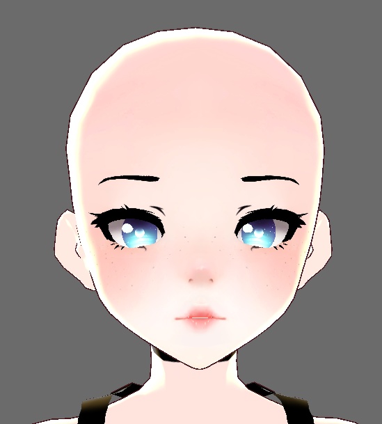 VRoidテクスチャ「MMDスタイルの顔」
