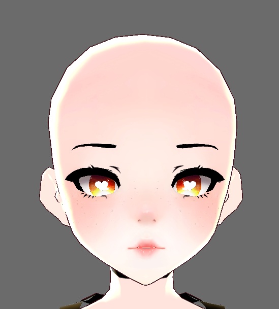 VRoidテクスチャ「MMDスタイルの顔」