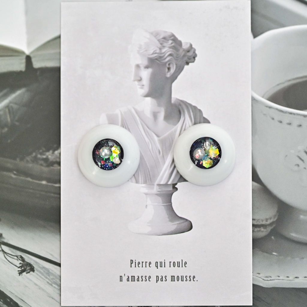 レジンアイ　ブラック18mm(9)No.9