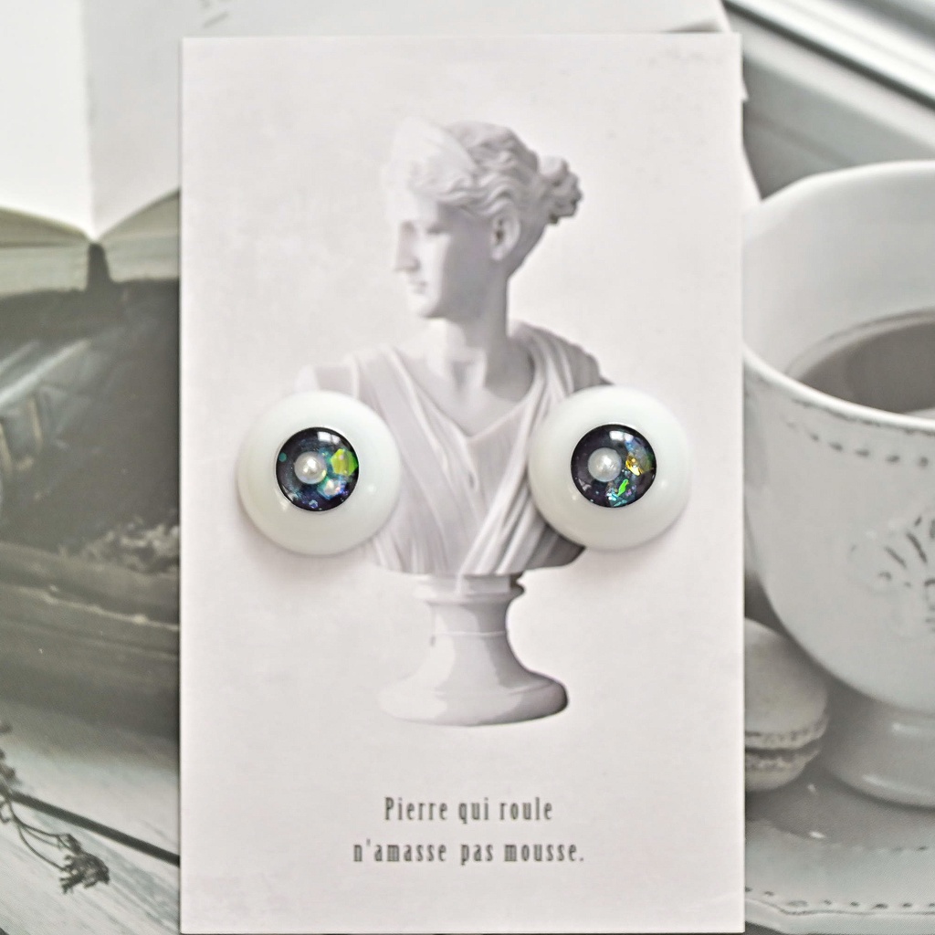 レジンアイ ブラック16mm(8)