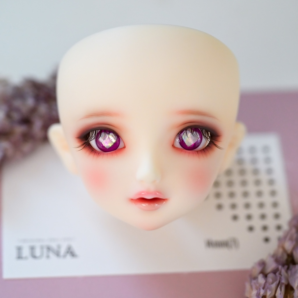 レジンアイ　パープルハート14mm(7)No.70
