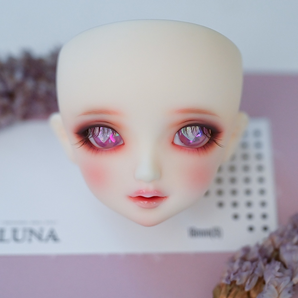 レジンアイ　パープルハート18mm(9)No.15