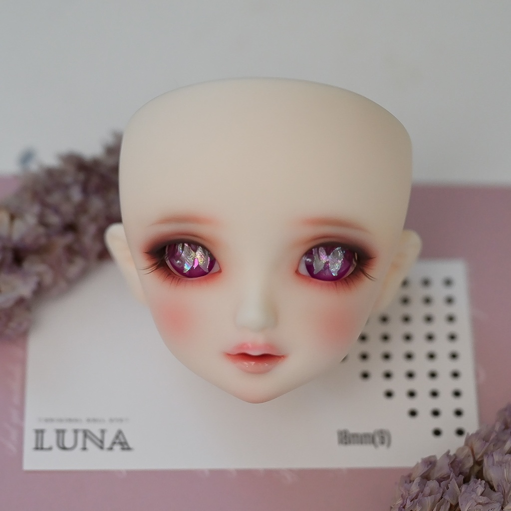 レジンアイ パープルバタフライ18mm(9)No.47