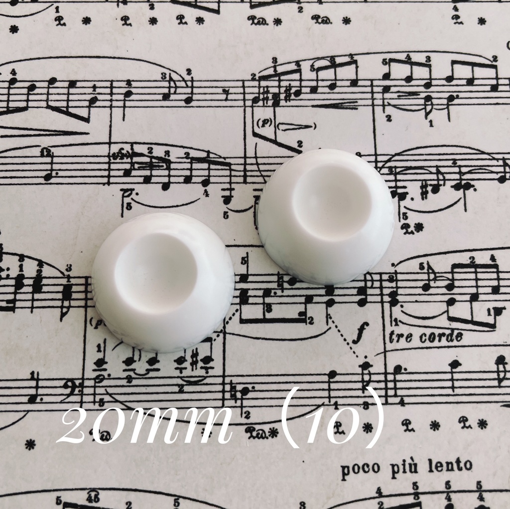 レジンアイ　ドールアイ　土台　20mm(10)