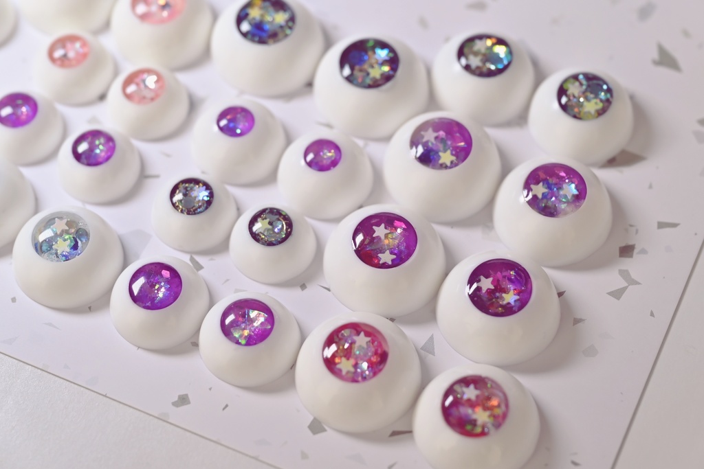 レジンアイ14mm(7)きらきら　No.173
