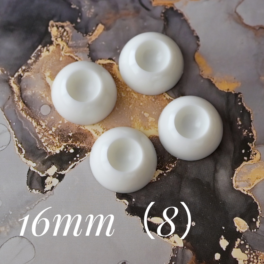 レジンアイ　ドールアイ　土台　16mm(8)