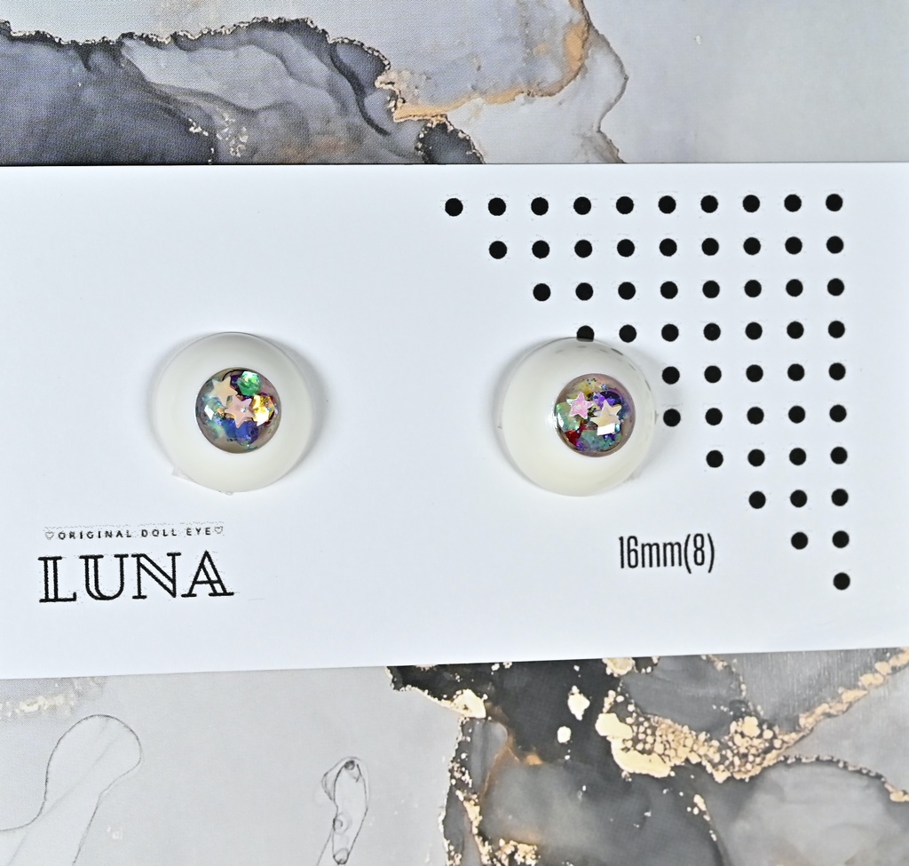 再入荷! レジンアイ16mm(8)きらきら No.170