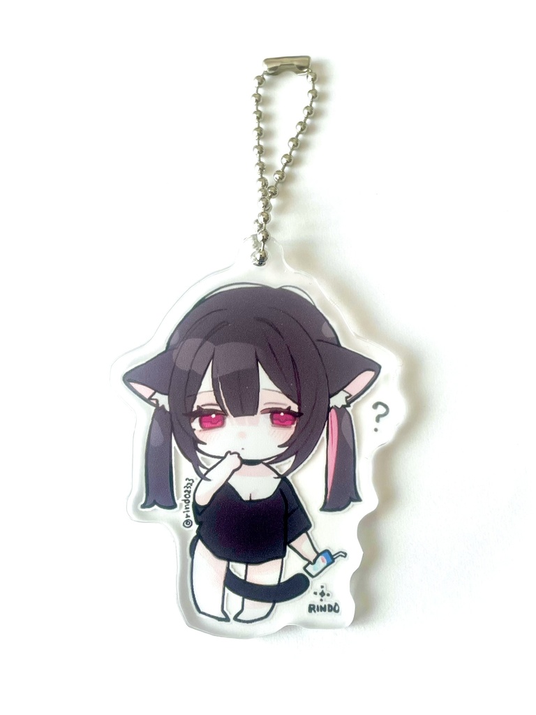 アクリルキーホルダー[黒猫]
