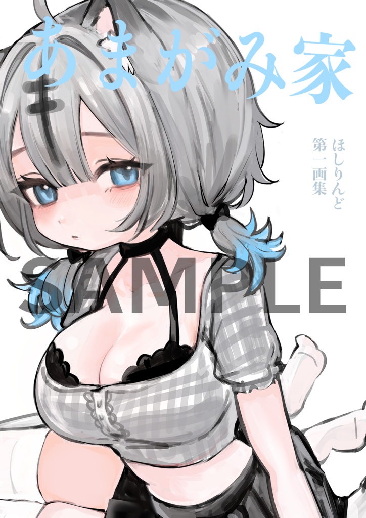 新刊イラスト本「あまがみ家」