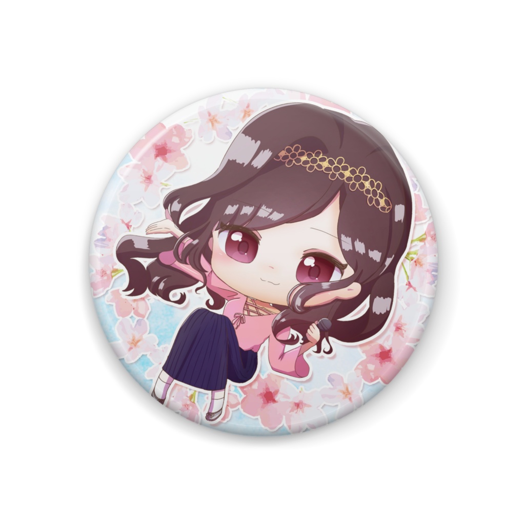 缶バッジ(桜) 44mm