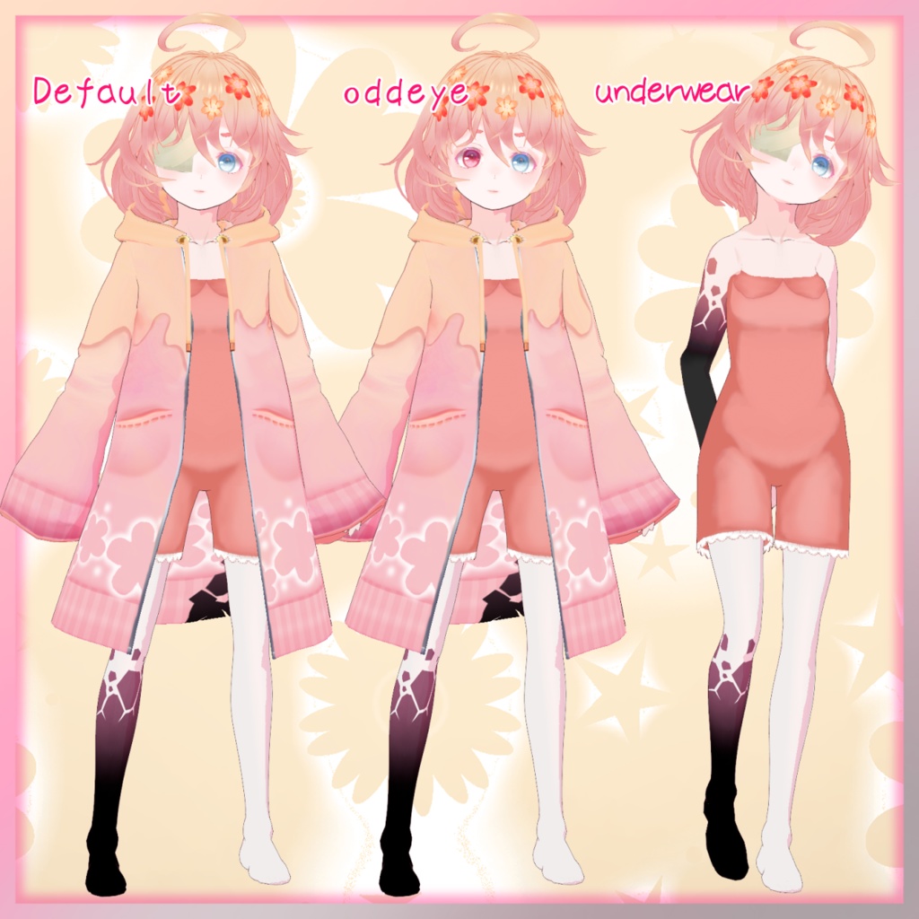 【VRoid製3Dモデル】Satie【VRM】