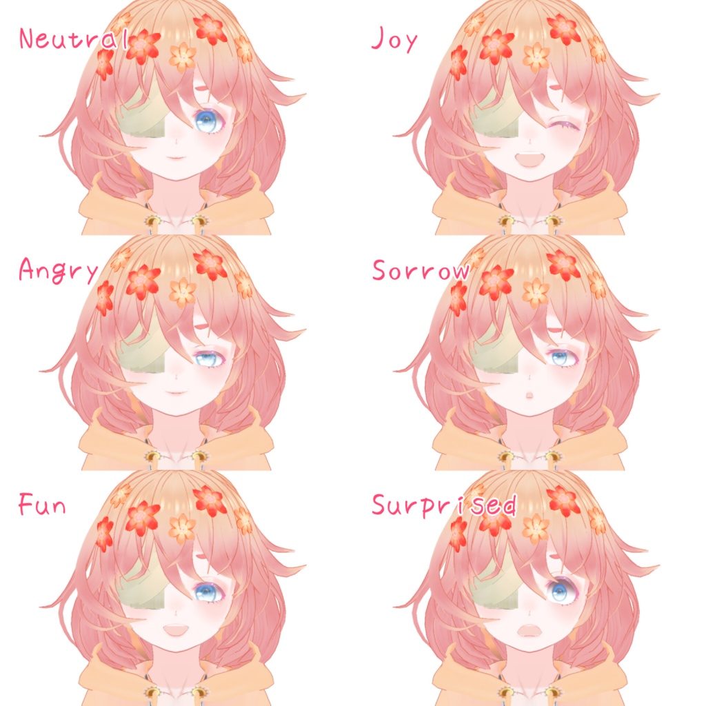 【VRoid製3Dモデル】Satie【VRM】