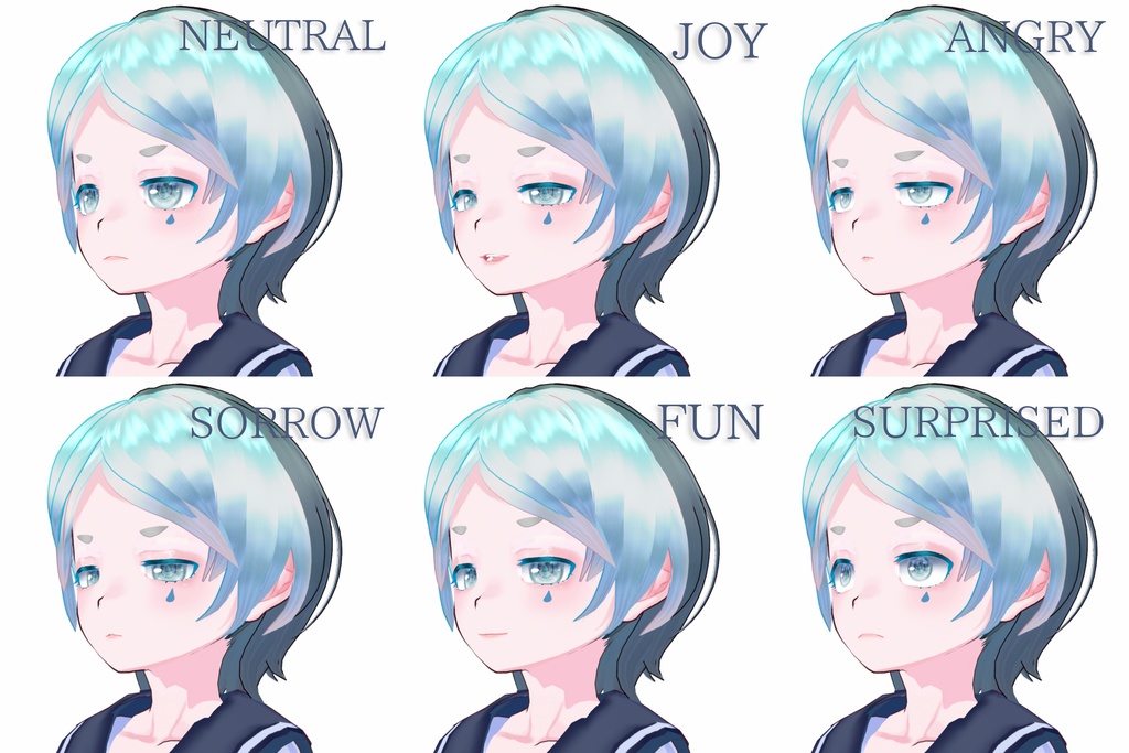 【VRoid製3Dモデル】Rara【VRM】