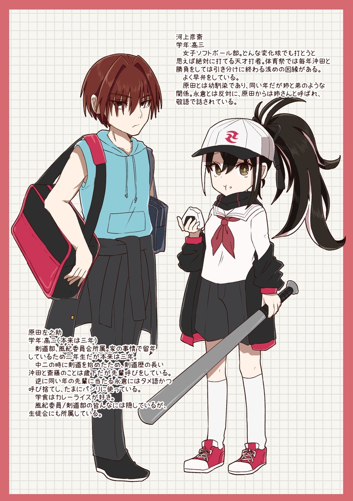 [ぐだぐだ青春譚」オールキャラ設定イラスト集