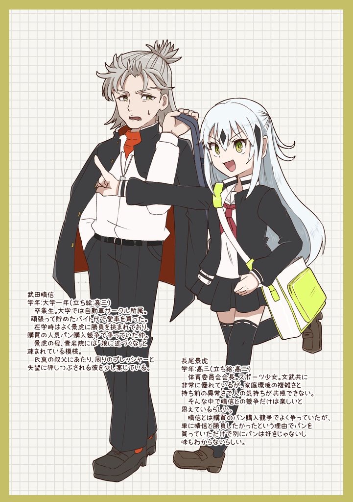 [ぐだぐだ青春譚」オールキャラ設定イラスト集