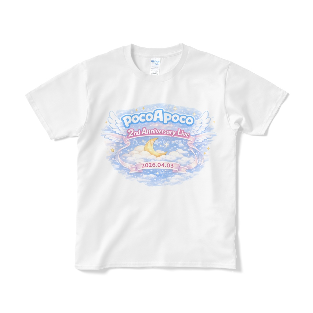 pocoApoco2周年ワンマンTシャツ