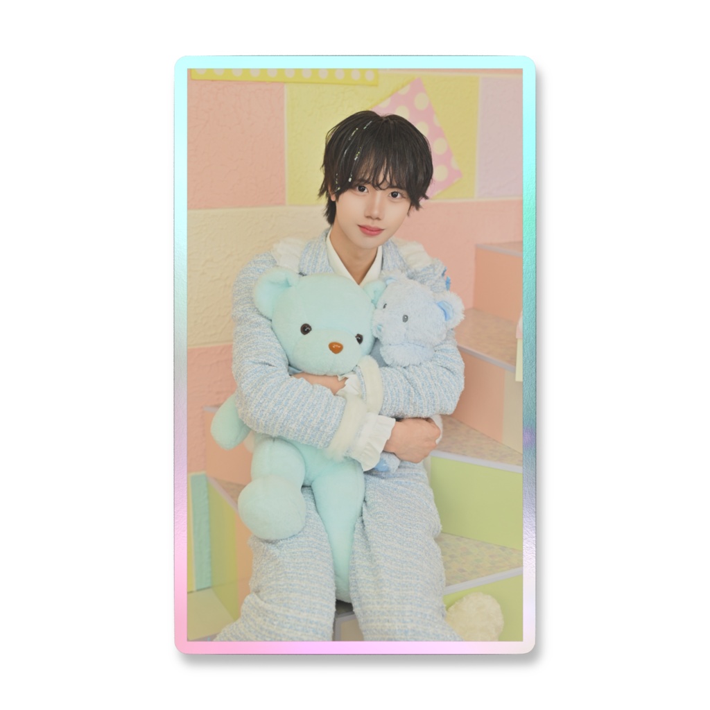 オーロラスマホステッカー【はる】