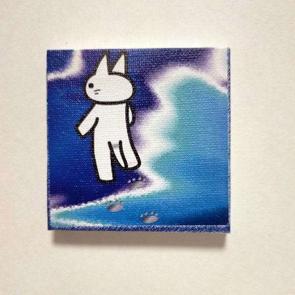 限定【Beyond that world】うみの うえを あるく キャンバスプリント