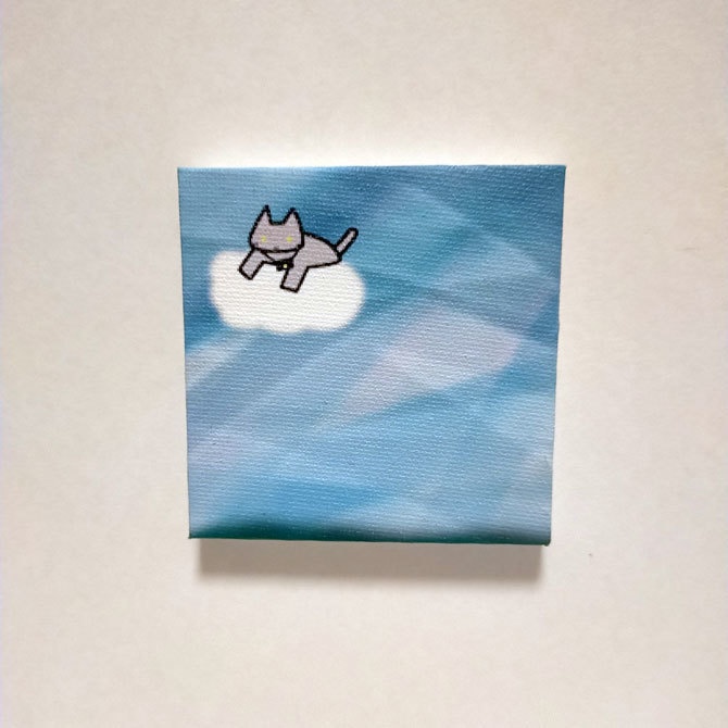 限定【Beyond that world】くもの うえから キャンバスプリント