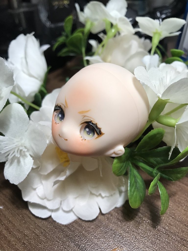 【オビツ11】カスタムヘッド+アイ【ヒカリヘッド】