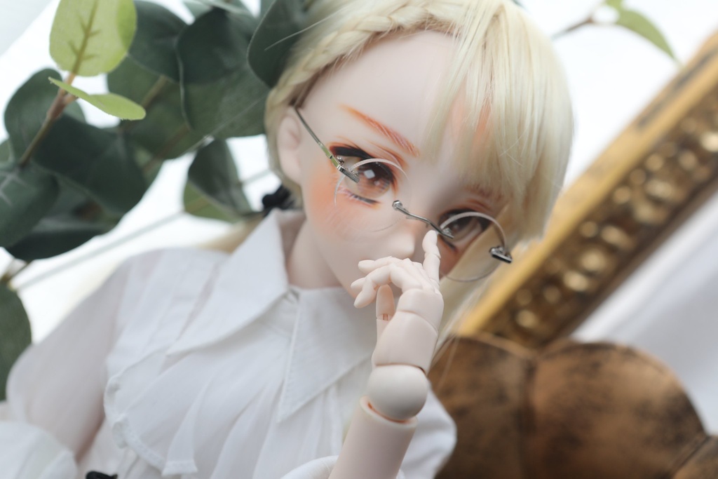 【ddh-09】カスタムヘッド【手書きアイ&カボションアイ付き】