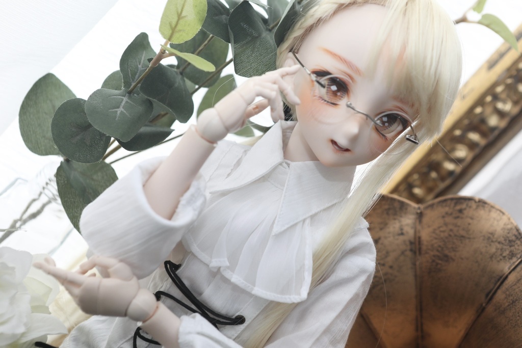 【ddh-09】カスタムヘッド【手書きアイ&カボションアイ付き】