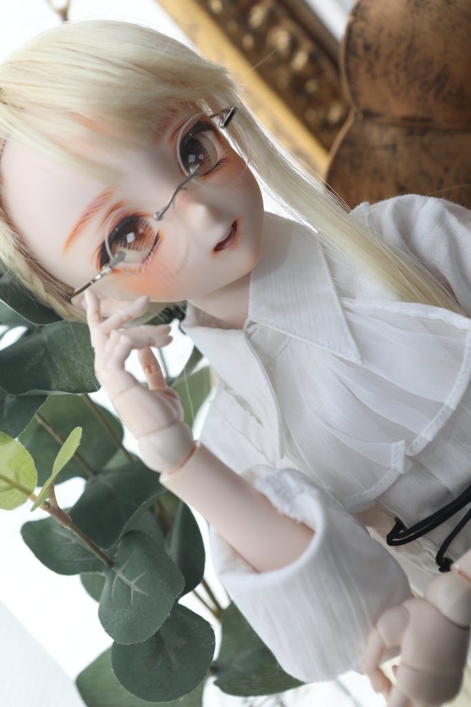 【ddh-09】カスタムヘッド【手書きアイ&カボションアイ付き】