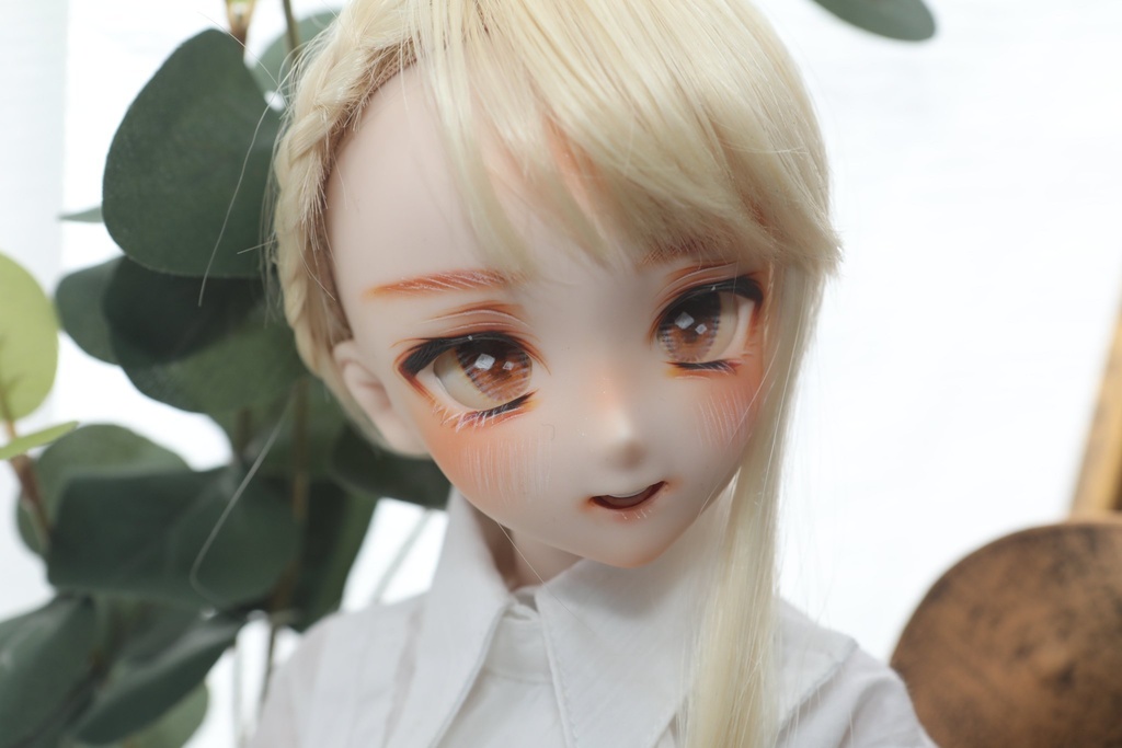 【ddh-09】カスタムヘッド【手書きアイ&カボションアイ付き】