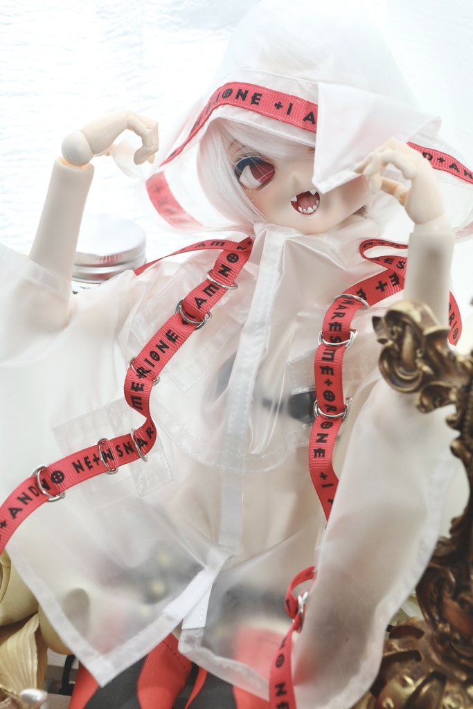 【ddh-10sw】ソフビ盛り開口カスタムヘッド【手描きアイ付き】