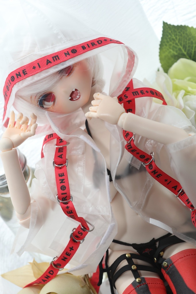 【ddh-10sw】ソフビ盛り開口カスタムヘッド【手描きアイ付き】