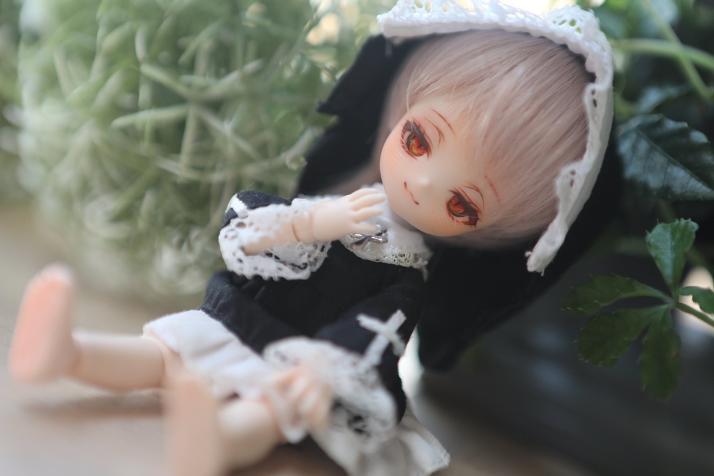 【プティヘッド】カスタムヘッド【ウィッグ、アイ付き】