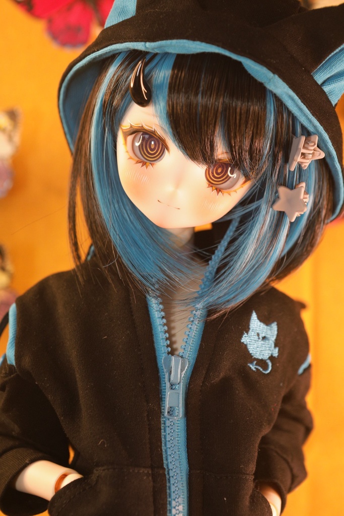 【ddh-28sw】カスタムヘッド【カボションアイ2種付属】※一点物です