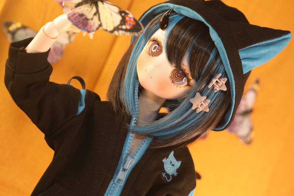 【ddh-28sw】カスタムヘッド【カボションアイ2種付属】※一点物です