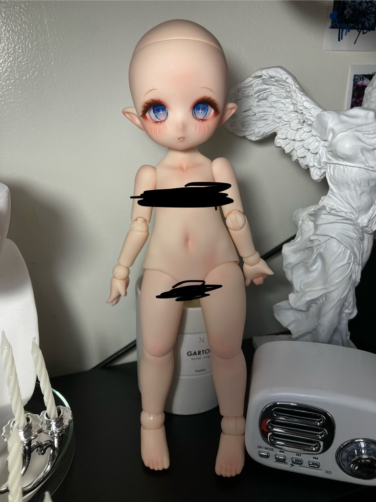 Immodoll(30cm) カスタムヘッド、ボディ、アイ、ウィッグ