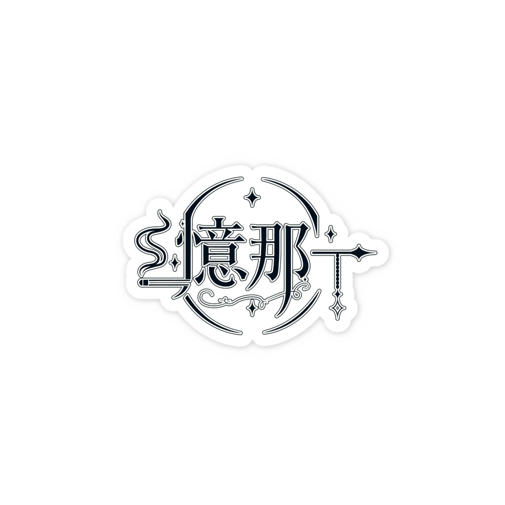 ネームロゴステッカー