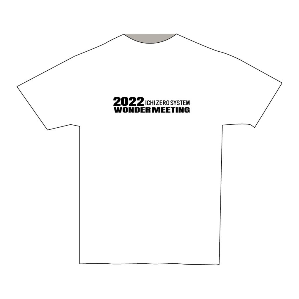 ワンダーミーティング2022Tシャツ（ホワイト）