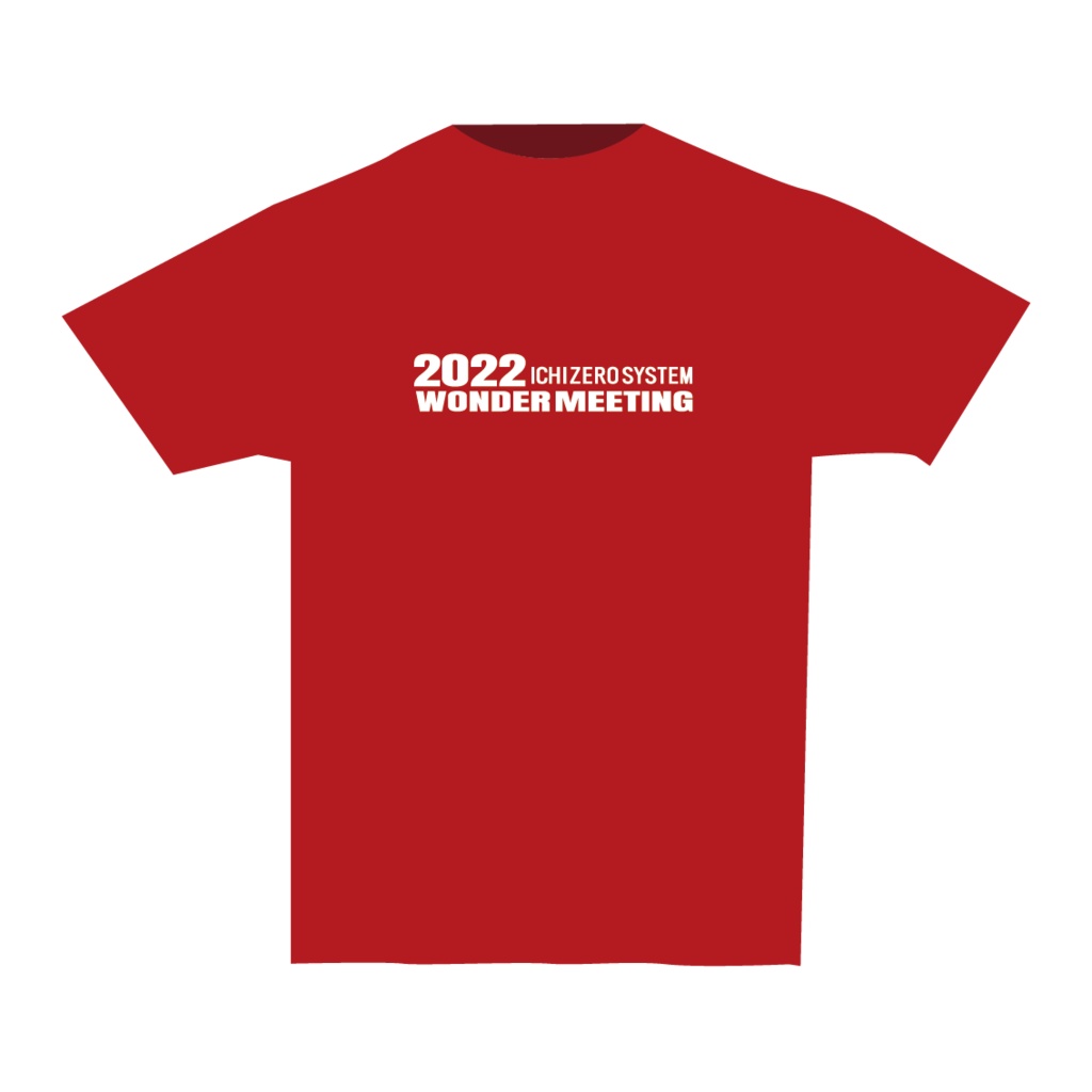 ワンダーミーティング2022Tシャツ（レッド）