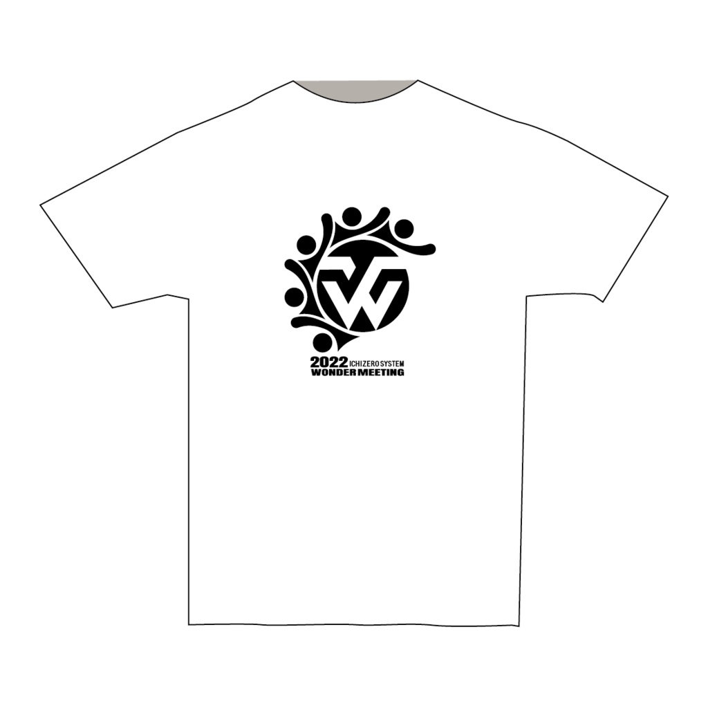 ワンダーミーティング2022TシャツB（ホワイト）